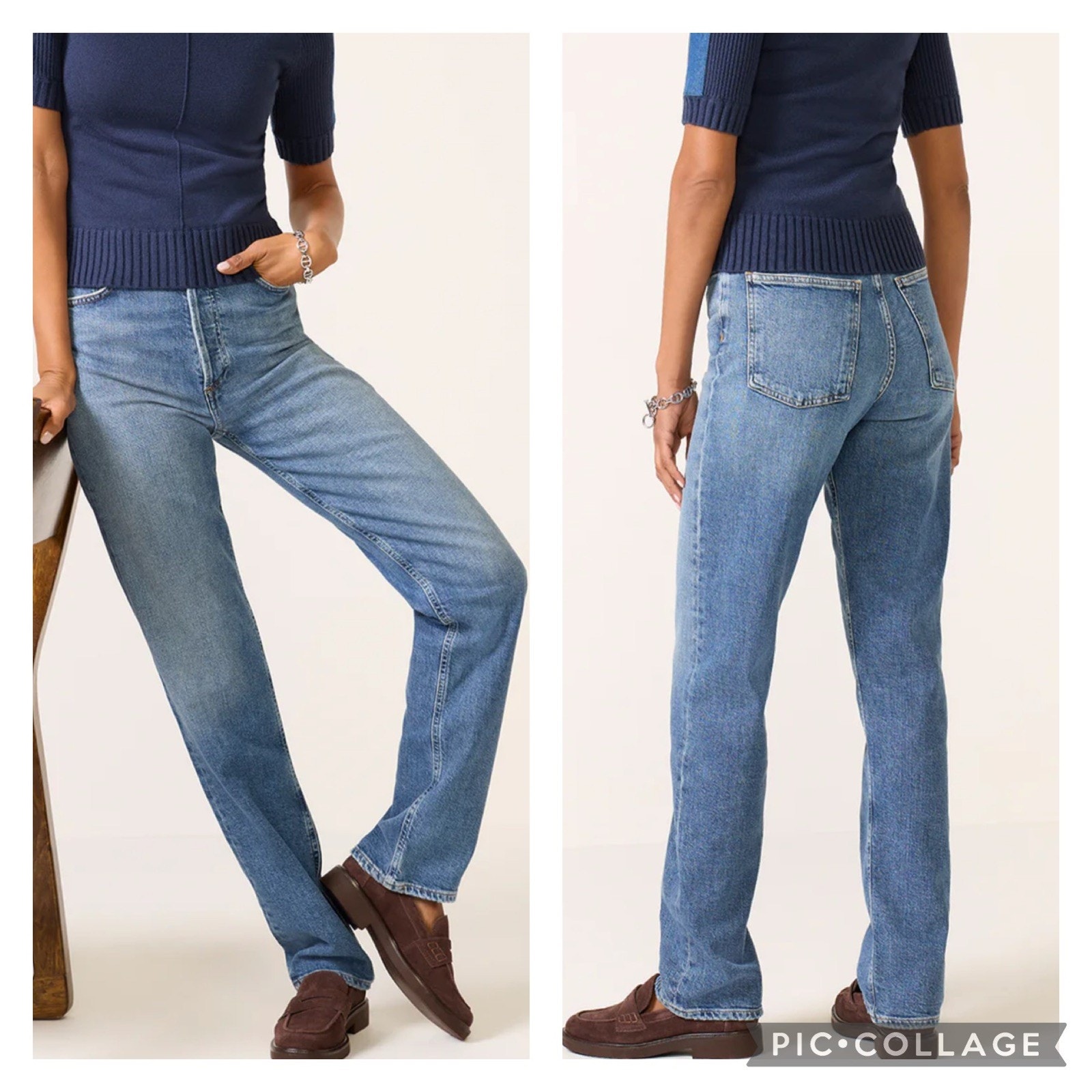 Agolde Pinch Jeans Straight Leg High Waisted Size 29